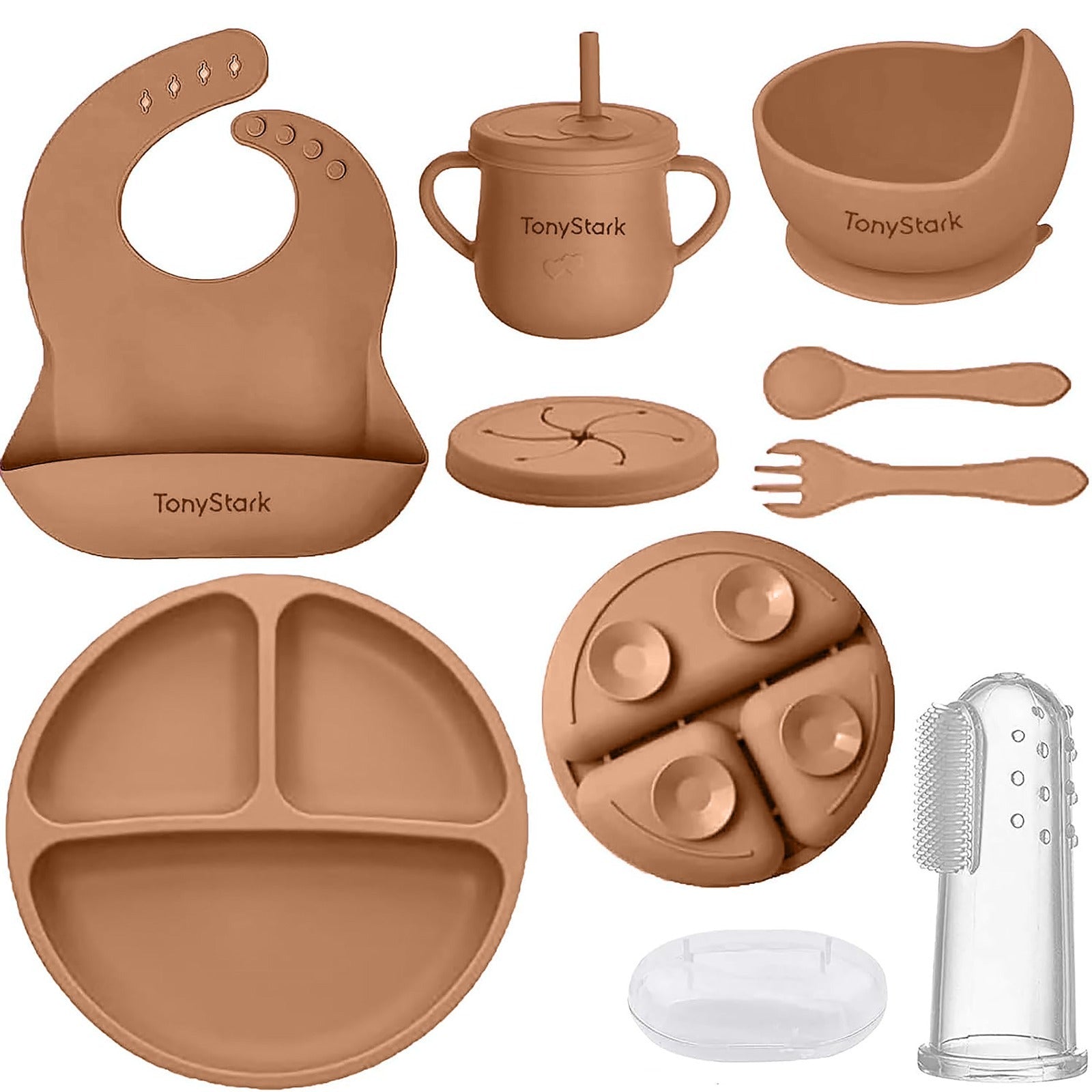 Silicone Feeding Set for Babies – 7-Piece Baby Weaning Essentials Set