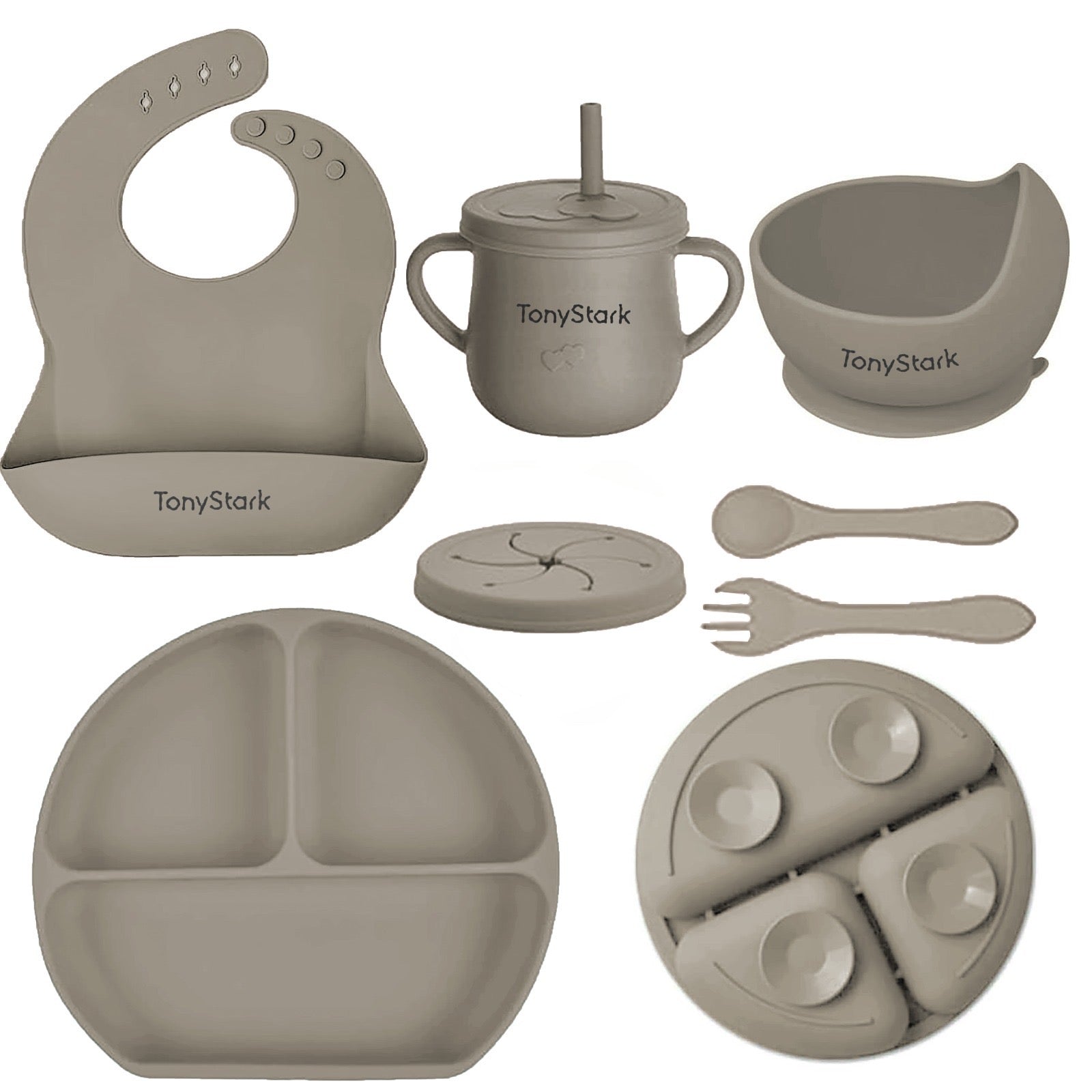 Silicone Feeding Set for Babies – 7-Piece Baby Weaning Essentials Set