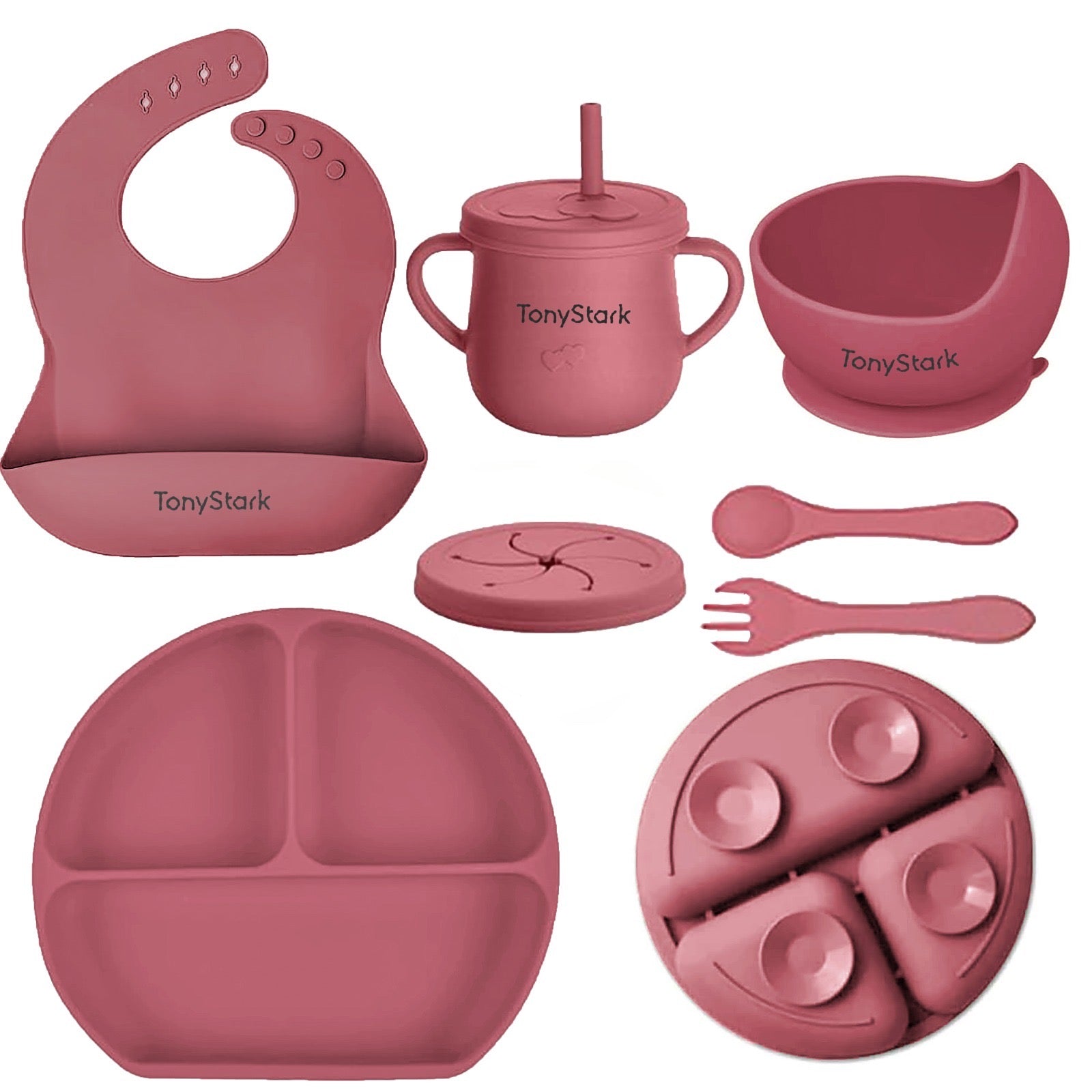 Silicone Feeding Set for Babies – 7-Piece Baby Weaning Essentials Set