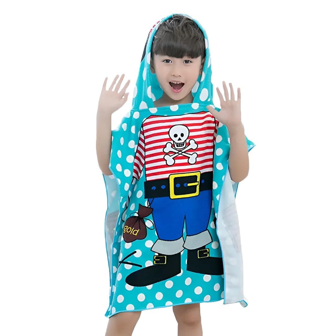 Kids Hooded Beach and Swimming Pool Towel