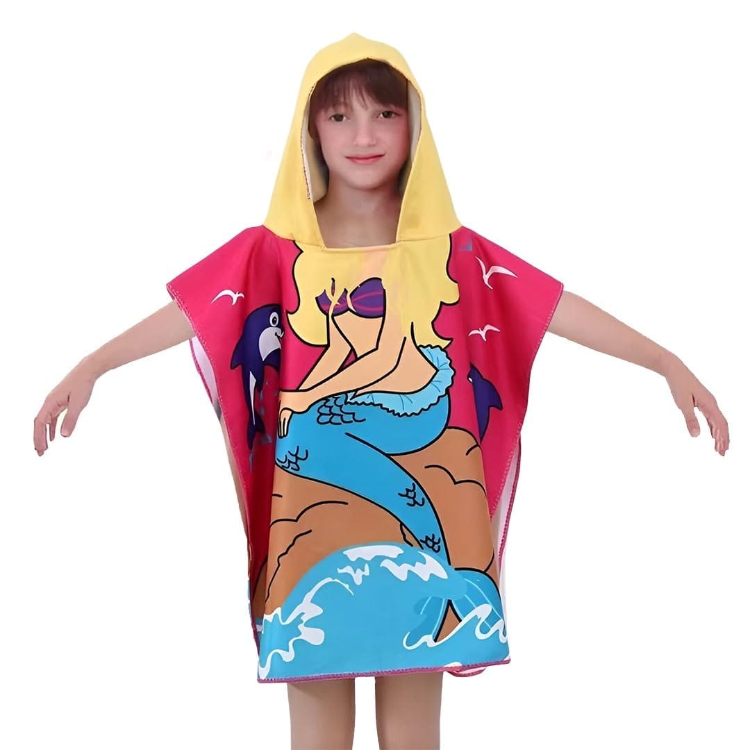 Kids Hooded Beach and Swimming Pool Towel