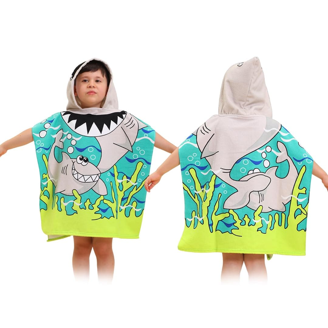 Kids Hooded Beach and Swimming Pool Towel
