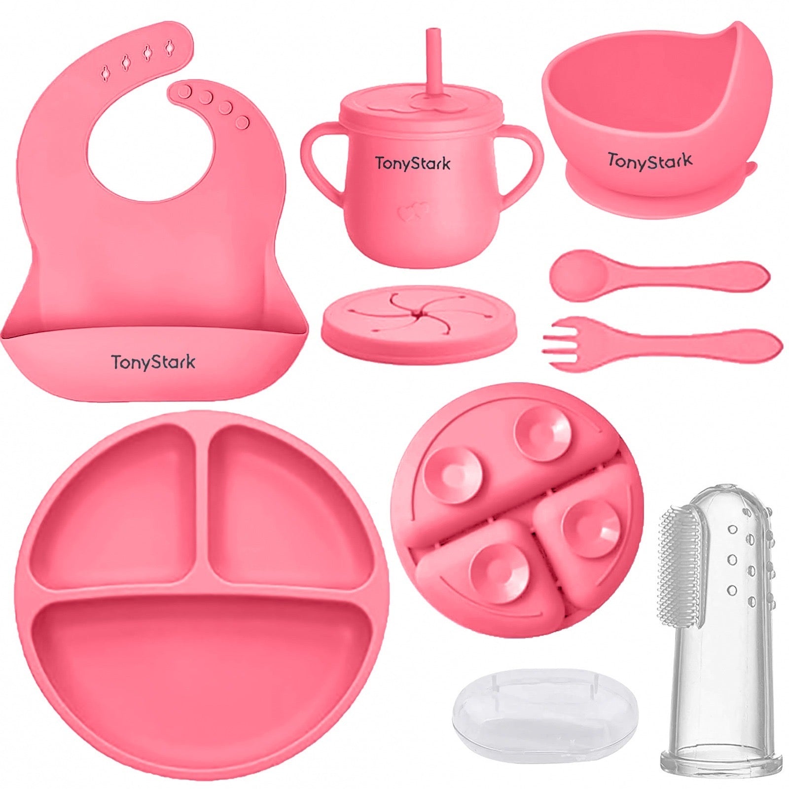 Silicone Feeding Set for Babies – 7-Piece Baby Weaning Essentials Set