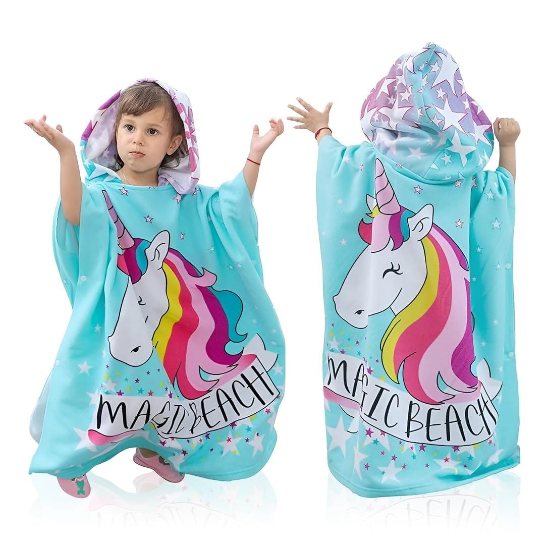 Kids Hooded Beach and Swimming Pool Towel