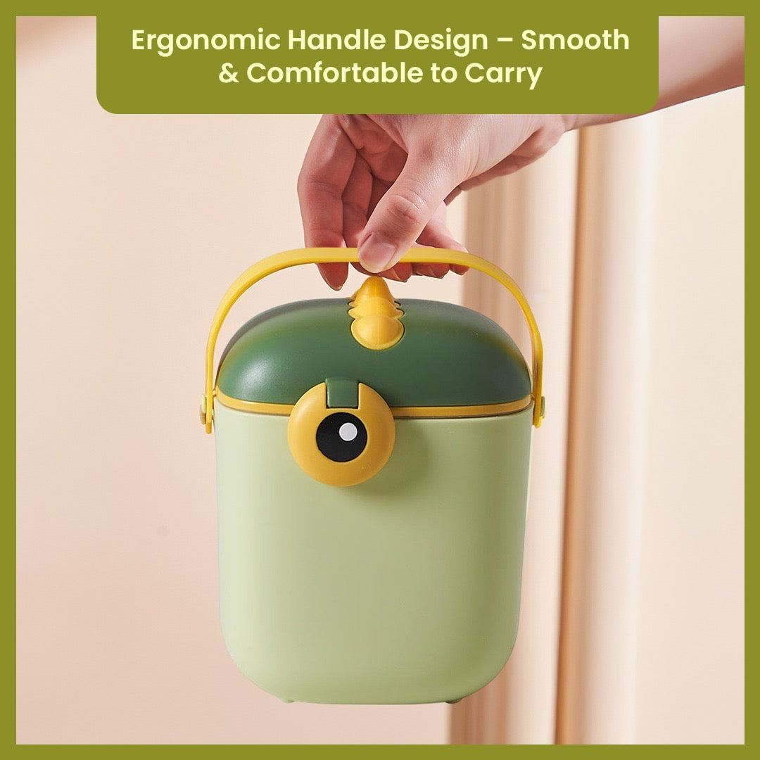 Baby Milk Storage Box with Scoop | Airtight Formula Dispenser & Snack Container