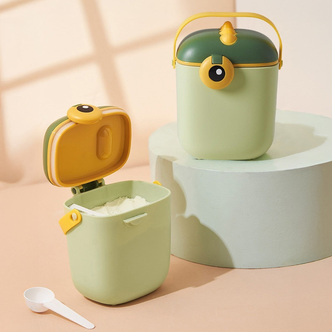 Baby Milk Storage Box with Scoop | Airtight Formula Dispenser & Snack Container