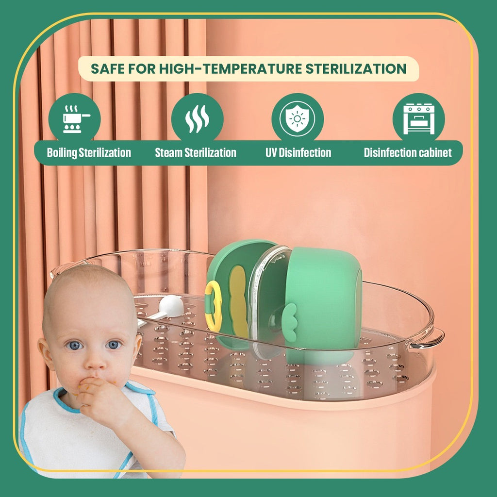 Baby Milk Storage Box with Scoop | Airtight Formula Dispenser & Snack Container