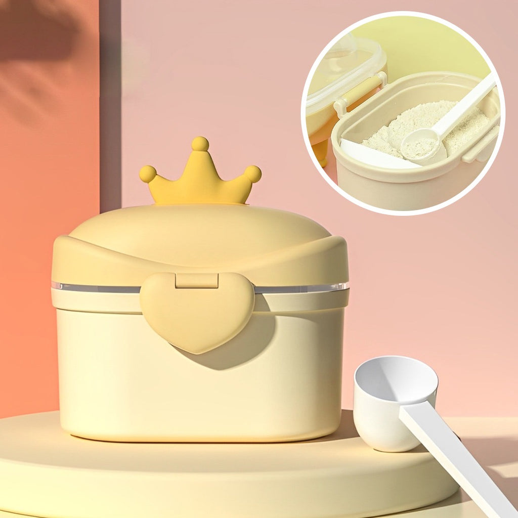 Baby Milk Storage Box with Scoop | Airtight Formula Dispenser & Snack Container