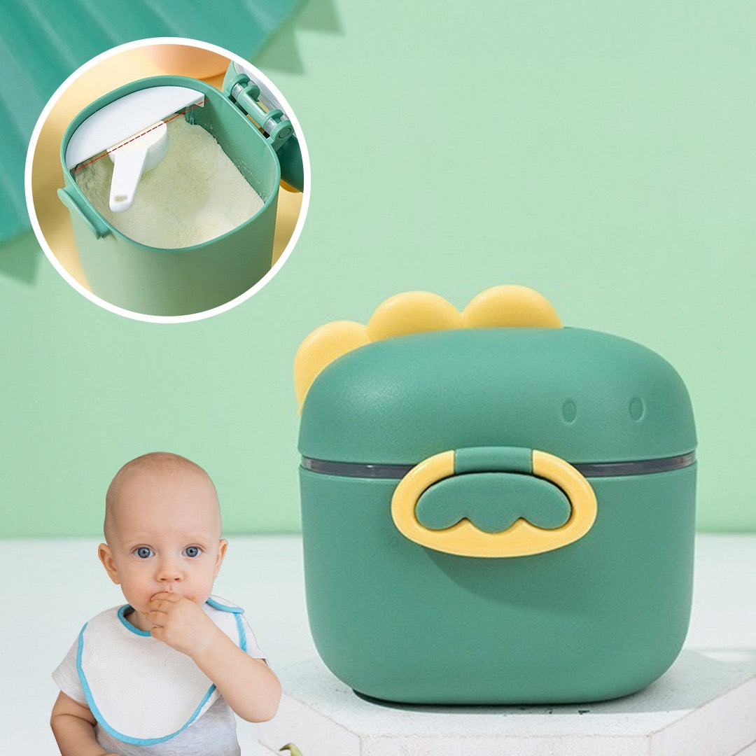 Baby Milk Storage Box with Scoop | Airtight Formula Dispenser & Snack Container